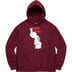 Supreme UNDERCOVER Anti You Hooded Sweatshirt - Burgundy (front)