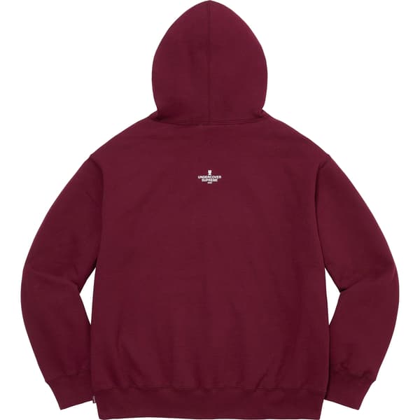 Supreme UNDERCOVER Anti You Hooded Sweatshirt - Burgundy (front)