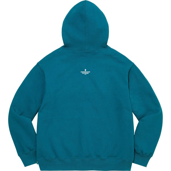 Supreme UNDERCOVER Anti You Hooded Sweatshirt - Marine Blue (front)