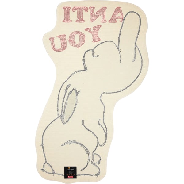 Supreme UNDERCOVER Anti You Rug - White (front)