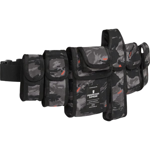 Supreme UNDERCOVER Belt Waist Bag - Black Camo (front)
