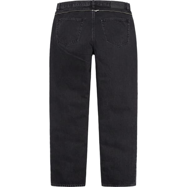Supreme UNDERCOVER Layered Jean - Washed Black (front)