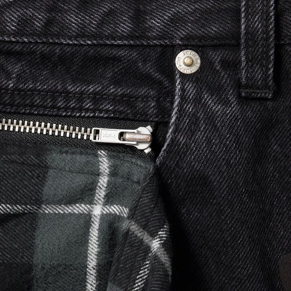 Supreme UNDERCOVER Layered Jean - Washed Black (front)