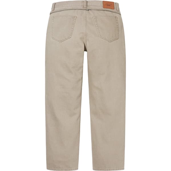 Supreme UNDERCOVER Layered Jean - Washed Grey (front)