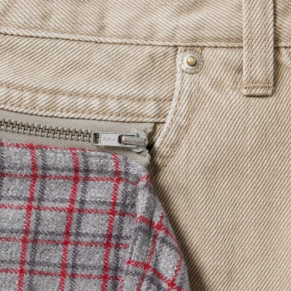 Supreme UNDERCOVER Layered Jean - Washed Grey (front)