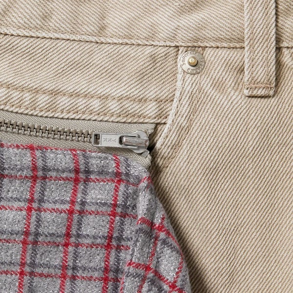 Supreme UNDERCOVER Layered Jean - Washed Grey (front)