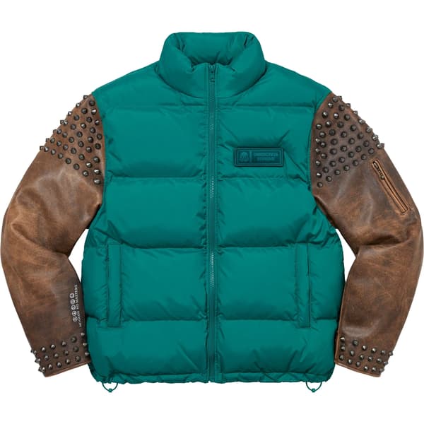 Supreme UNDERCOVER Puffer Jacket - Teal (front)