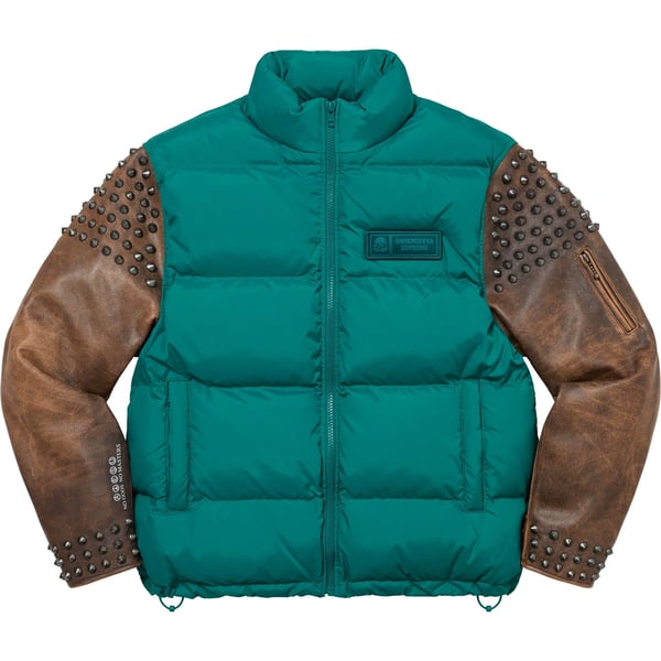 Supreme UNDERCOVER Puffer Jacket - Teal (front)