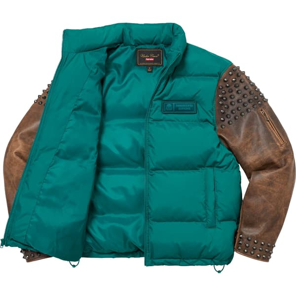Supreme UNDERCOVER Puffer Jacket - Teal (front)