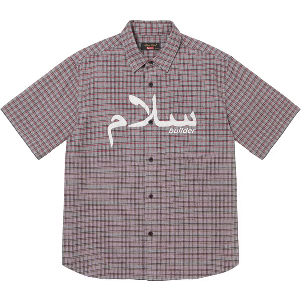 Supreme UNDERCOVER S/S Flannel Shirt - Grey Plaid (front)