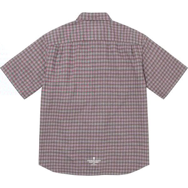 Supreme UNDERCOVER S/S Flannel Shirt - Grey Plaid (front)