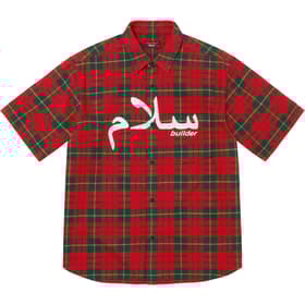 Supreme UNDERCOVER S/S Flannel Shirt Red Plaid