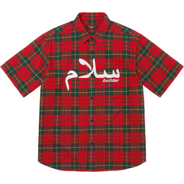 Supreme UNDERCOVER S/S Flannel Shirt - Red Plaid (front)