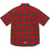 Supreme UNDERCOVER S/S Flannel Shirt - Red Plaid (front)