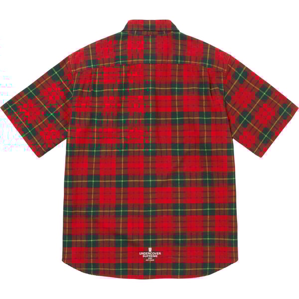 Supreme UNDERCOVER S/S Flannel Shirt - Red Plaid (front)