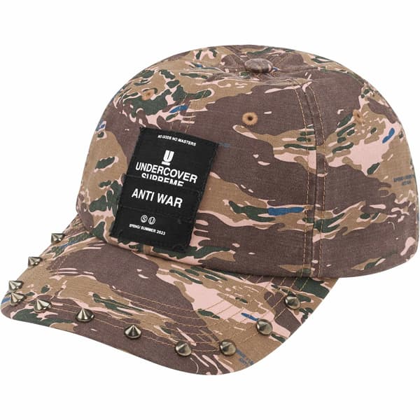 Supreme UNDERCOVER Studded 6-Panel - Brown Camo (front)