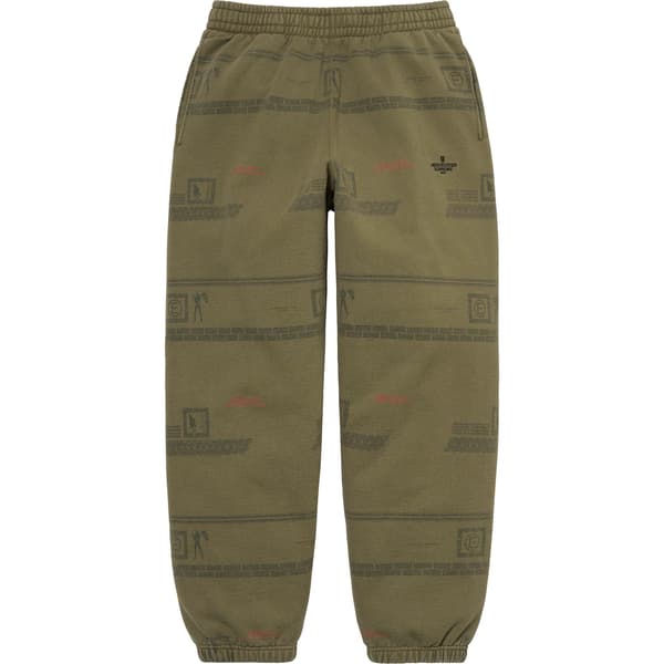 Supreme UNDERCOVER Sweatpant - Dark Olive (front)