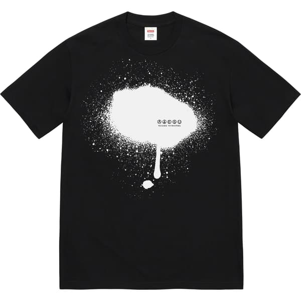 Supreme UNDERCOVER Tag Tee - Black (front)