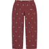 Supreme UNDERCOVER Track Pant - Burgundy (front)