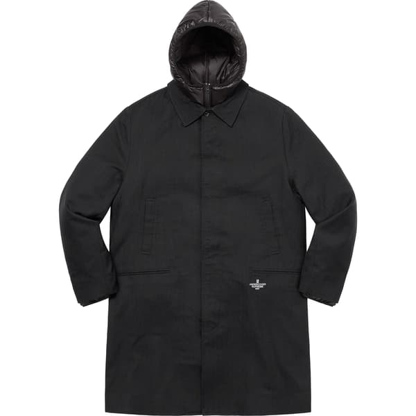 Supreme UNDERCOVER Trench + Puffer Jacket - Black (front)