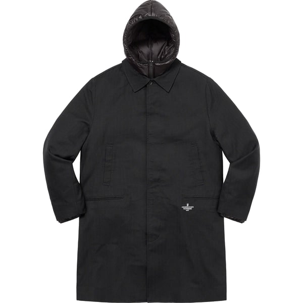 Supreme UNDERCOVER Trench + Puffer Jacket - Black (front)