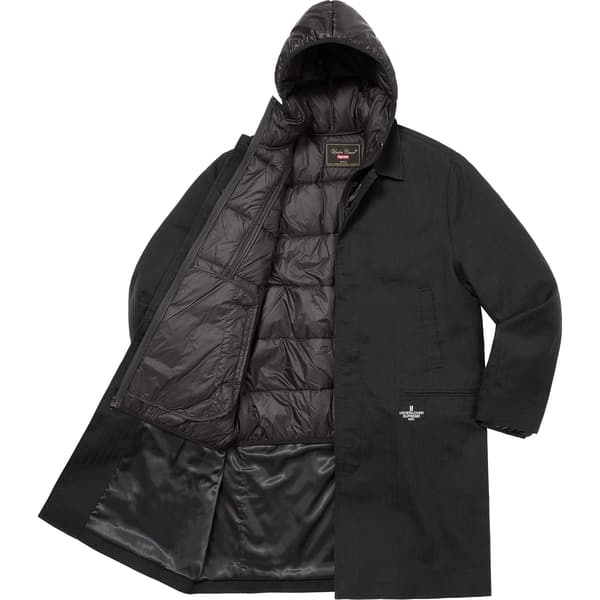 Supreme UNDERCOVER Trench + Puffer Jacket - Black (front)