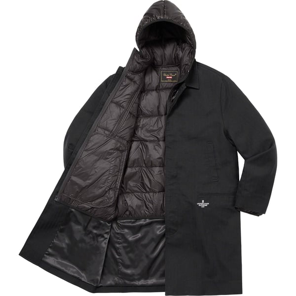 Supreme UNDERCOVER Trench + Puffer Jacket - Black (front)
