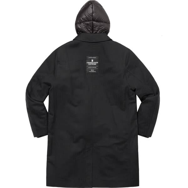 Supreme UNDERCOVER Trench + Puffer Jacket - Black (front)