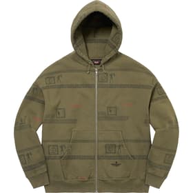 Supreme UNDERCOVER Zip Up Hooded Sweatshirt Dark Olive