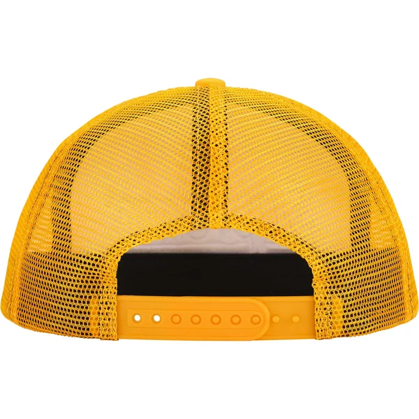 Supreme Underline Mesh Back 5-Panel - Gold (front)