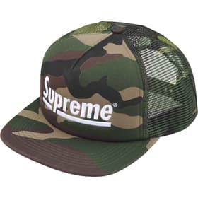 Supreme Underline Mesh Back 5-Panel Woodland Camo