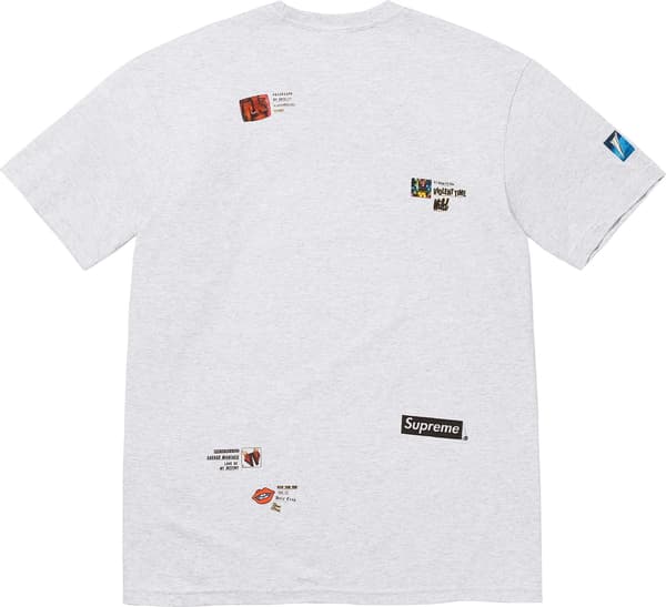 Supreme Upset Tee - Ash Grey (front)