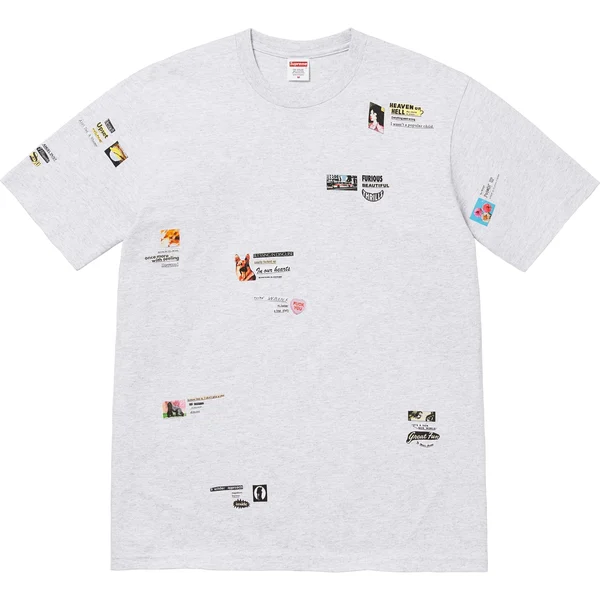 Supreme Upset Tee - Ash Grey (front)