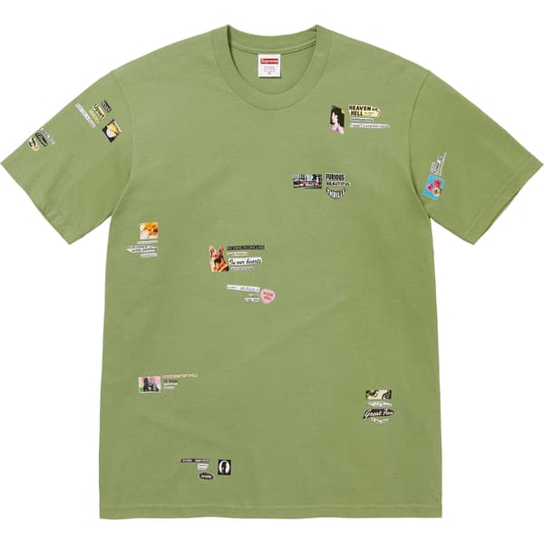 Supreme Upset Tee - Moss (front)