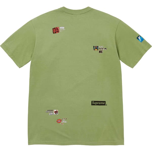 Supreme Upset Tee - Moss (front)