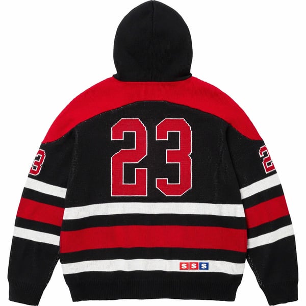 Supreme USA Zip Up Hooded Sweater - Black (front)