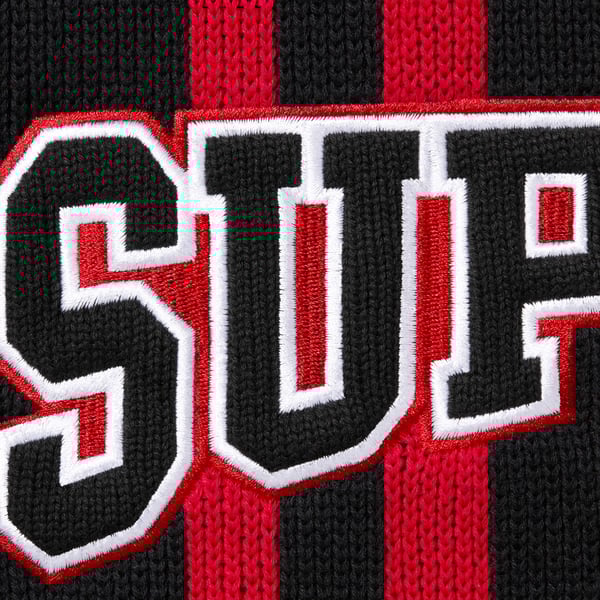 Supreme USA Zip Up Hooded Sweater - Black (front)