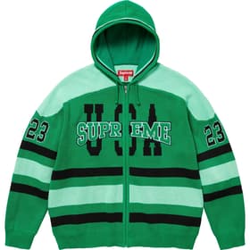 Supreme USA Zip Up Hooded Sweater Green