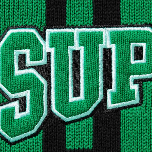 Supreme USA Zip Up Hooded Sweater - Green (front)