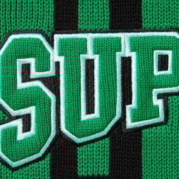 Supreme USA Zip Up Hooded Sweater - Green (front)