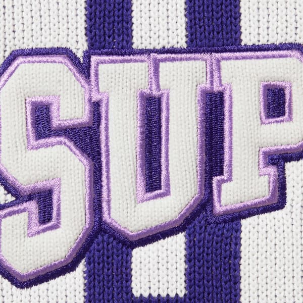 Supreme USA Zip Up Hooded Sweater - White (front)