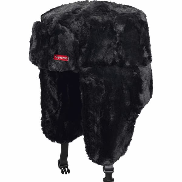 Supreme Ushanka Hat - Black (front)