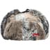 Supreme Ushanka Hat - Grey (front)