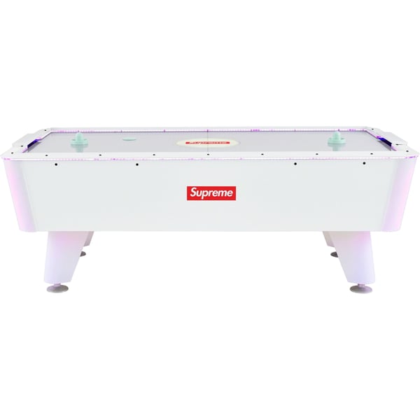 Supreme Valley LED Air Hockey Table - White (front)