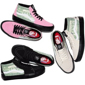 Supreme Vans Dollar Skate Grosso Mid