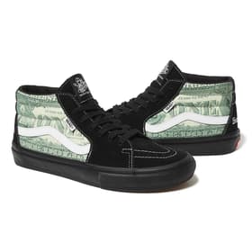 Supreme Vans Dollar Skate Grosso Mid Black