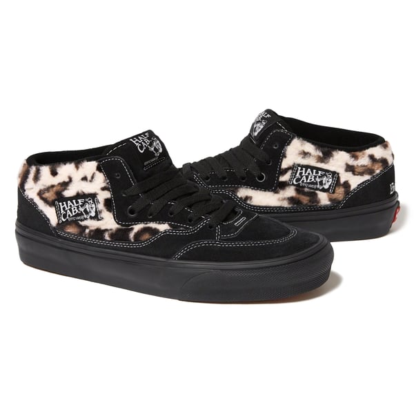 Supreme Vans Leopard Half Cab - Black (front)