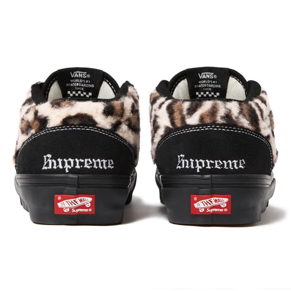 Supreme Vans Leopard Half Cab - Black (front)