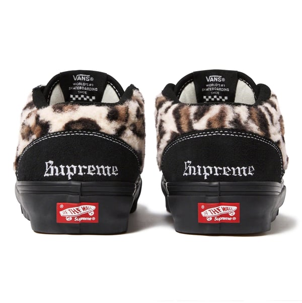 Supreme Vans Leopard Half Cab - Black (front)