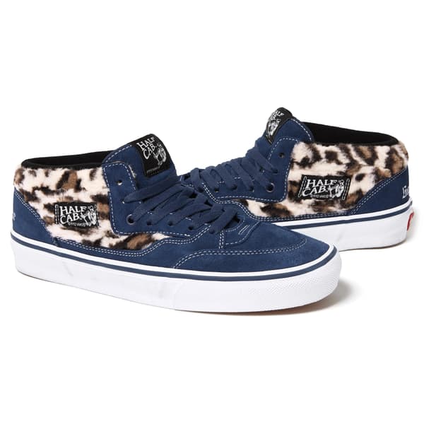 Supreme Vans Leopard Half Cab - Navy (front)